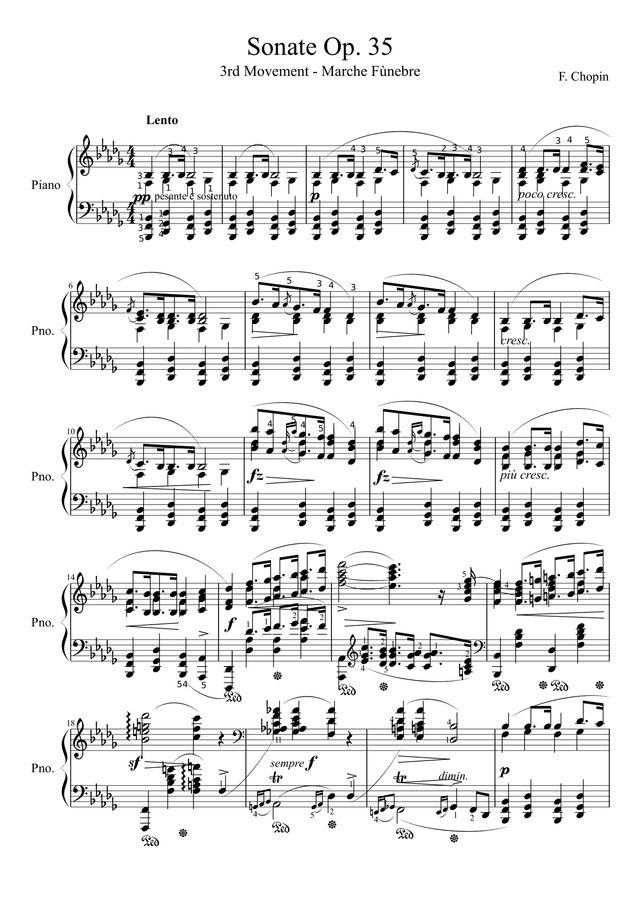 Marcia funebre Op. 35 No. 2